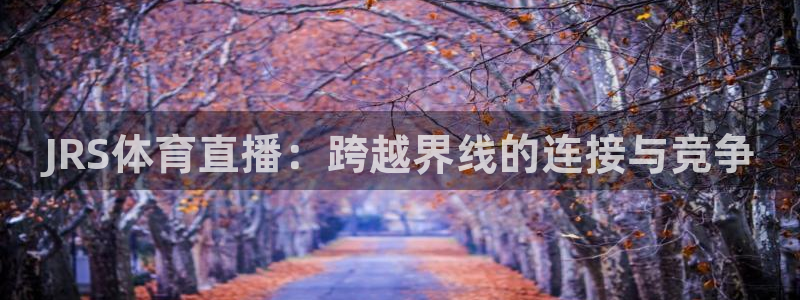 小九直播间足球直播：JRS体育直播：跨越界线的连接与竞争